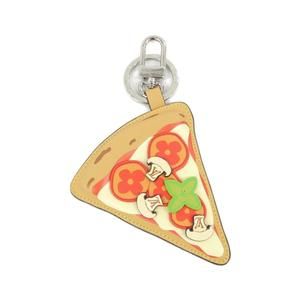 Louis Vuitton Monogram Keychain LV Pizza M02189 Keyring